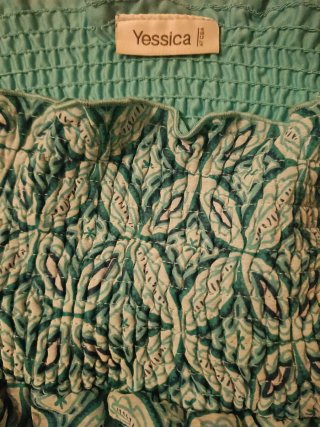 Blusa estiva Yessica verde menta. Tg 38