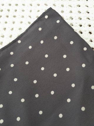 Pañuelo Vintage Lunares Chaqueta