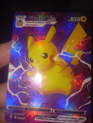 Carta Pokémon Pikachu VMAX 858/203