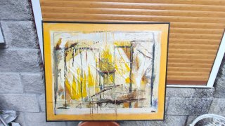Cuadro Abstracto Antonio Acebo 1992