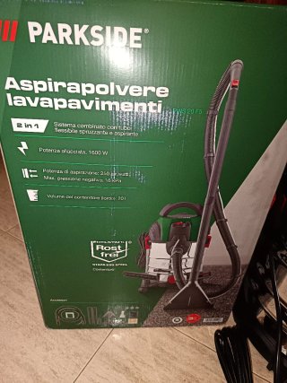 Lava-aspirador 2 en 1 Parkside nuevo con accesorio