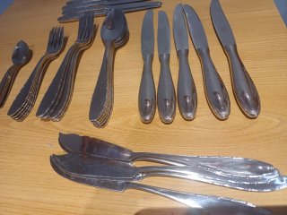 Set Cubiertos Acero Inoxidable