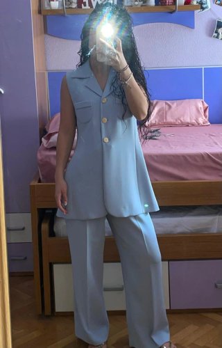 Traje chaleco y pantalón AIBONITO 44