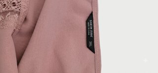 Blusa shein curvi Oversize XL Encaje Volantes