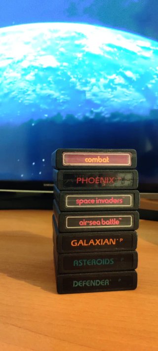 Lote 7 Juegos Atari 2600 Vintage