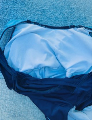 Bañador natación azul talla M