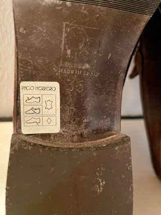 Zapatos Basic Marrones Talla 35 de Paco Herrero