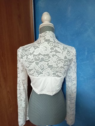 Crop top blanco