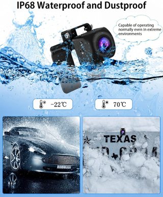 NUEVO! (46€) 1080P Kit Camara Trasera coche