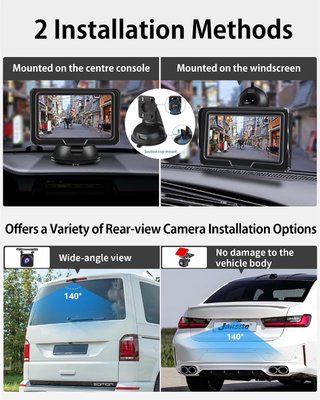 NUEVO! (46€) 1080P Kit Camara Trasera coche