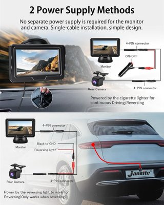 NUEVO! (46€) 1080P Kit Camara Trasera coche