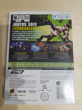 Juego Wii Boxing Gloves + Smackdown vs Raw 2009