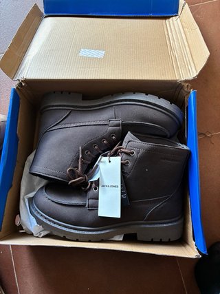 Botas Jack & Jones Piel Hombre Marrón