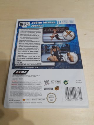Oferta.Juego Wii Smack Down Vs Raw  +Guantes Boxeo