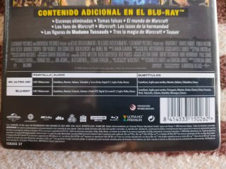 Warcraft Steelbook 4K UHD + Blu-ray