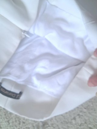 Pantalón ancho blanco fluido Dorianos - Talla S /
