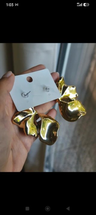 Pendientes dorados grandes NUEVOS