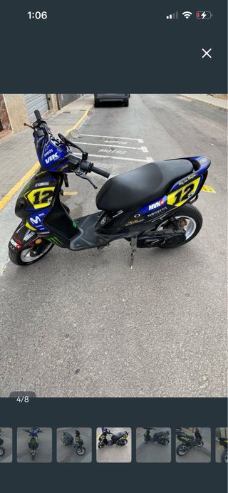 Yamaha Jog R Preparada Azul/Amarillo