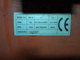 Compresor de aire Airmec 50L