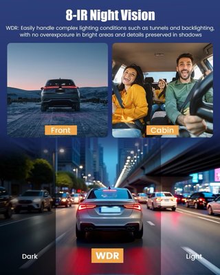 NUEVO! (80€) Dash Cam 4 Canali 360° FHD
