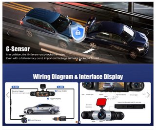 NUEVO! (80€) Dash Cam 4 Canali 360° FHD