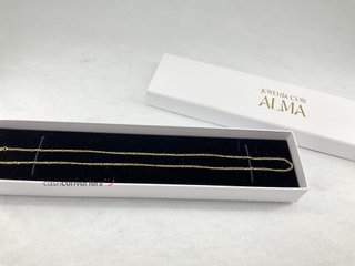 cadena oro 18k 22cm
