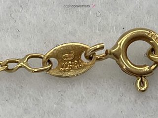 cadena oro 18k 22cm