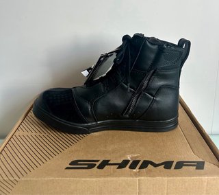 Bota Moto Shima Blake Talla 43 Negra