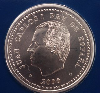2000 CARTERA FNMT MONEDA 2000 PESETAS CARLOS V