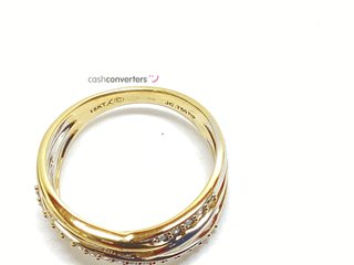 anillo oro 18k con piedra con diamante