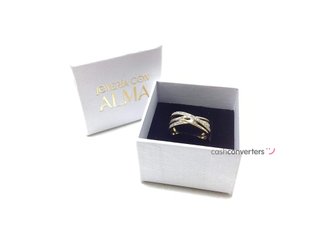 anillo oro 18k con piedra con diamante