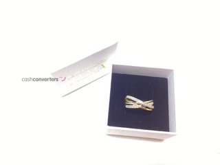 anillo oro 18k con piedra con diamante