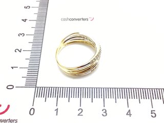 anillo oro 18k con piedra con diamante