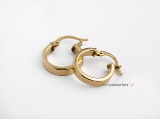 argollas oro 18k