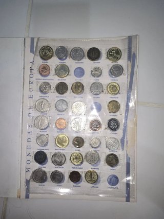 Libro de monedas de Europa