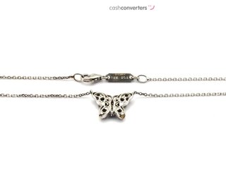 cadena oro 18k con piedra con diamante 20cm