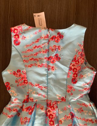 Vestido Fiesta Charm's Paris Azul/Rosa Talla L