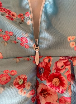 Vestido Fiesta Charm's Paris Azul/Rosa Talla L