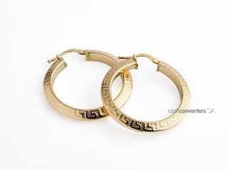 argollas oro 18k