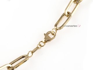 cadena oro 18k 22cm