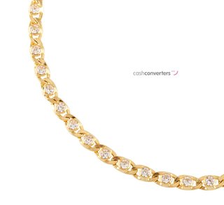 pulsera oro 18k con piedra con circonita