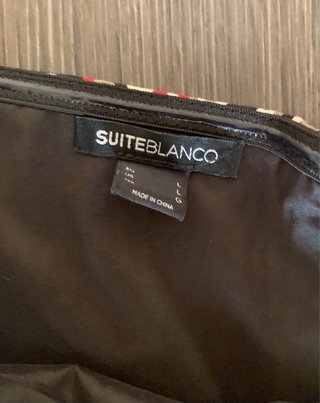 Vestido palabra de honor Suiteblanco Talla L