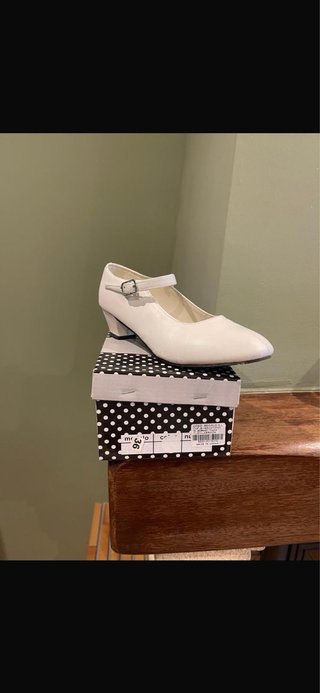 Tacones blancos niña talla 36
