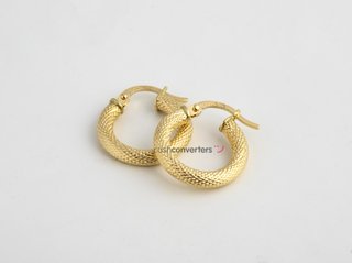 argollas oro 18k