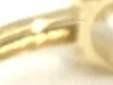 anillo oro 9k con piedra con circonita