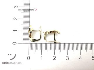 pendientes oro 9k con piedra
