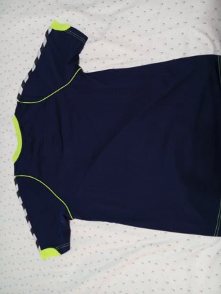 Camiseta Hummel UD Las Palmas Azul y Verde