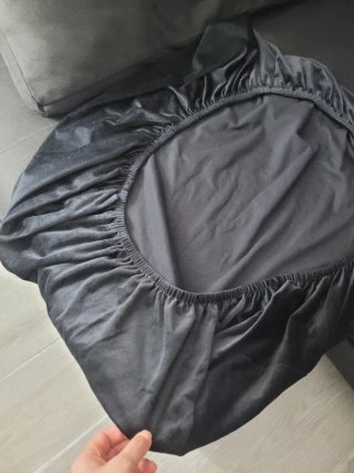 Fundas Sofá Terciopelo Negro