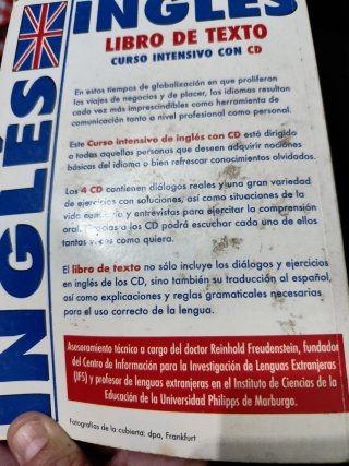 Libro inglés Curso Intensivo