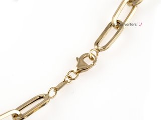 cadena oro 18k 22cm